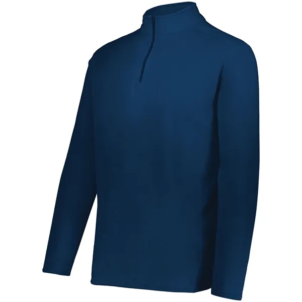 Micro-Lite Fleece 1/4 Zip Pullover with 5.3 ounce 70% recycled polyester/30%... from ASI 37461 Augusta Sportswear