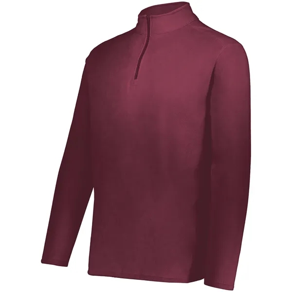 Micro-Lite Fleece 1/4 Zip Pullover with 5.3 ounce 70% recycled polyester/30%... from ASI 37461 Augusta Sportswear