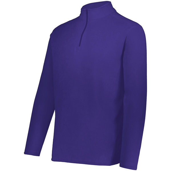 Micro-Lite Fleece 1/4 Zip Pullover with 5.3 ounce 70% recycled polyester/30%... from ASI 37461 Augusta Sportswear