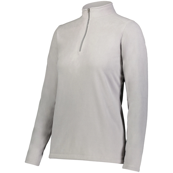 Ladies Micro-Lite Fleece 1/4 Zip Pullover featuring 5.3 ounce 70% recycled... from ASI 37461 Augusta Sportswear