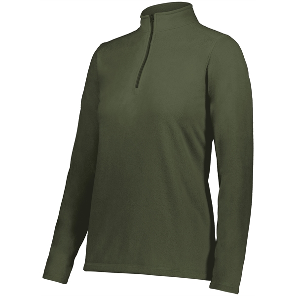 Ladies Micro-Lite Fleece 1/4 Zip Pullover featuring 5.3 ounce 70% recycled... from ASI 37461 Augusta Sportswear