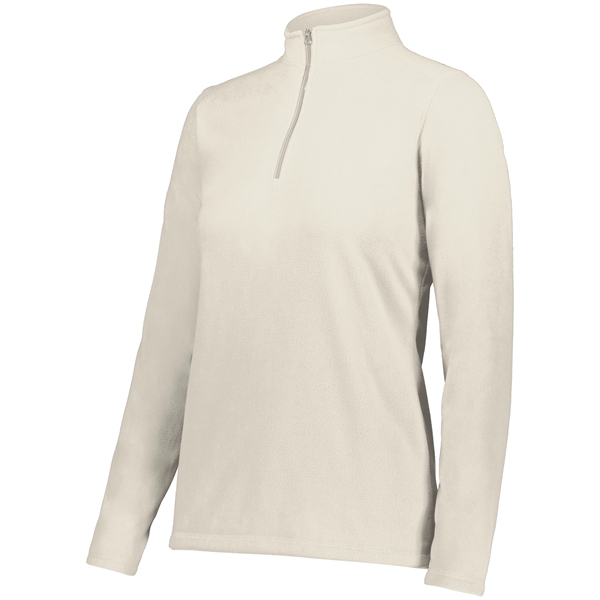 Ladies Micro-Lite Fleece 1/4 Zip Pullover featuring 5.3 ounce 70% recycled... from ASI 37461 Augusta Sportswear