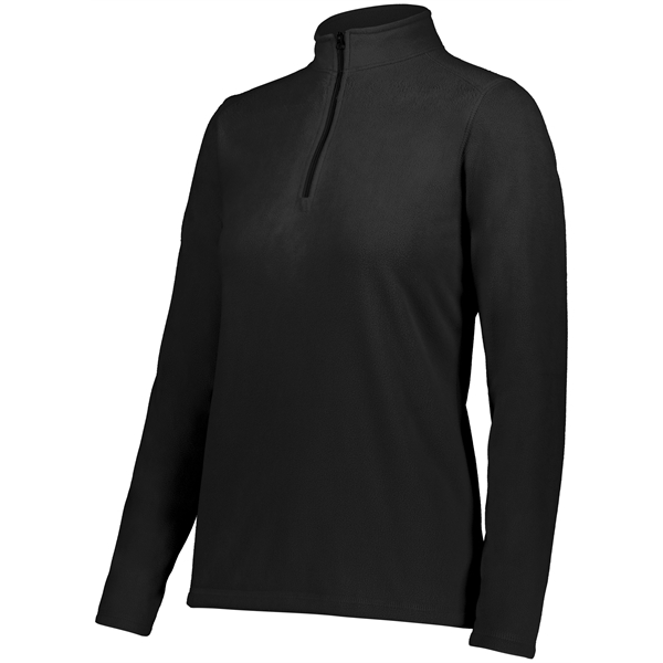 Ladies Micro-Lite Fleece 1/4 Zip Pullover featuring 5.3 ounce 70% recycled... from ASI 37461 Augusta Sportswear