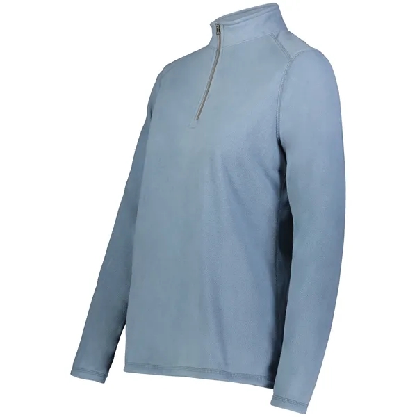 Ladies Micro-Lite Fleece 1/4 Zip Pullover featuring 5.3 ounce 70% recycled... from ASI 37461 Augusta Sportswear