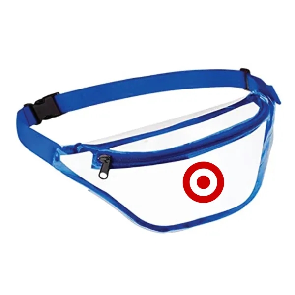 One compartment stadium-approved clear fanny pack with adjustable strap available in... from ASI 40544 Binaco