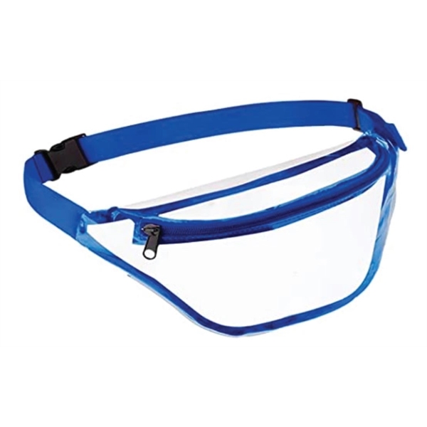 One compartment stadium-approved clear fanny pack with adjustable strap available in... from ASI 40544 Binaco