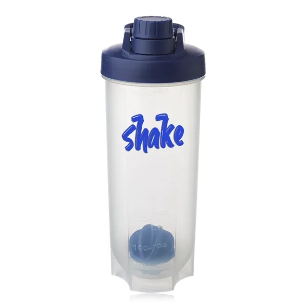 24 oz. plastic shaker bottle with weighted mixing ball and screw... from ASI 39552 BEL Promo