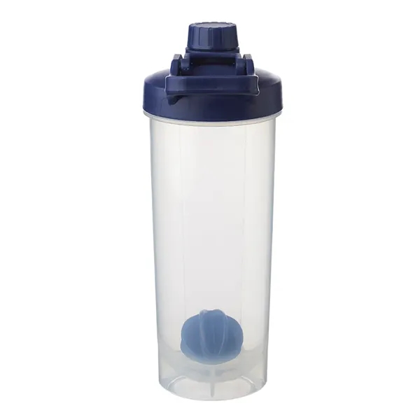 24 oz. plastic shaker bottle with weighted mixing ball and screw... from ASI 39552 BEL Promo
