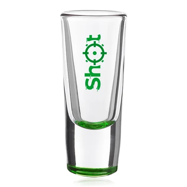 1.5 oz. shot glass with a heavy base.... from ASI 39552 BEL Promo