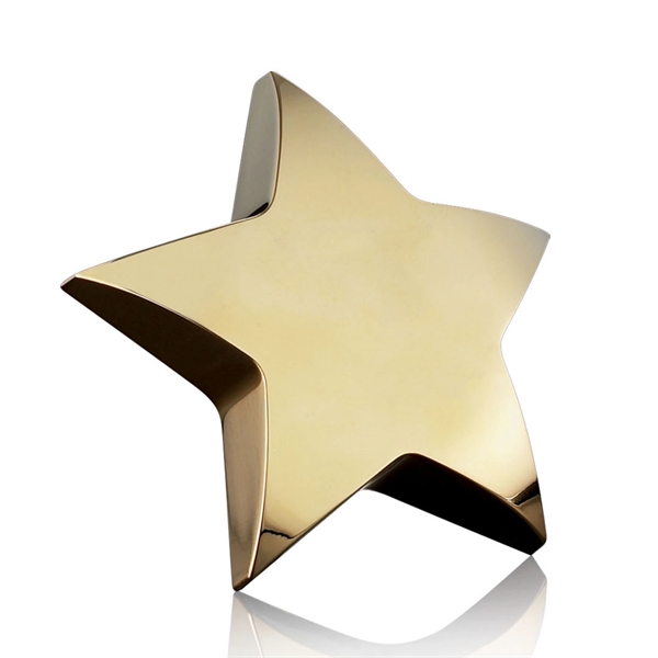 Opulent, dazzling 4-inch standing star in Gold or Chrome.... from ASI 84592 St Regis Group / St Regis