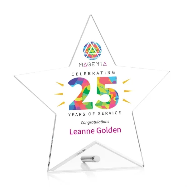 Polaris Star VividPrint™ Award - Silver... from ASI 84592 St Regis Group / St Regis