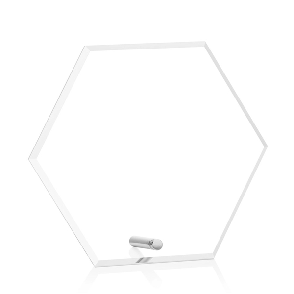Polaris Hexagon VividPrint™ Award - Silver... from ASI 84592 St Regis Group / St Regis