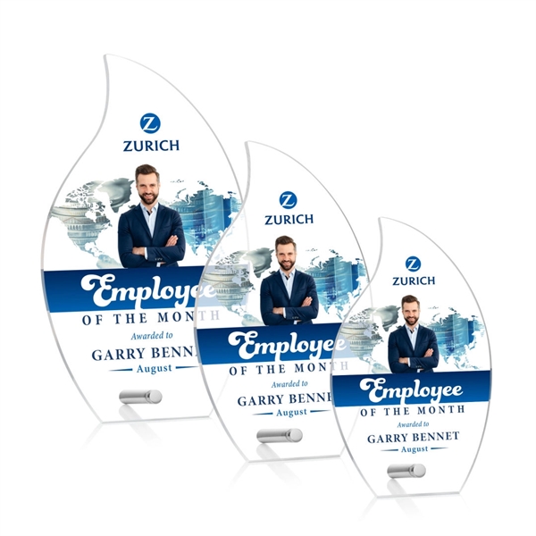 Polaris Flame VividPrint™ Award - Silver... from ASI 84592 St Regis Group / St Regis