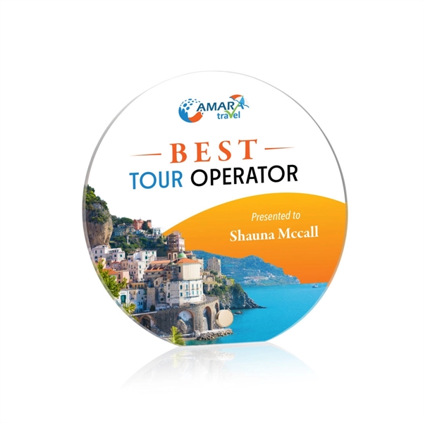 Polaris Circle VividPrint™ Award - Gold... from ASI 84592 St Regis Group / St Regis