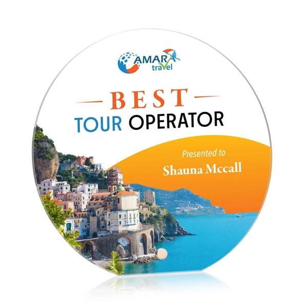 Polaris Circle VividPrint™ Award - Gold... from ASI 84592 St Regis Group / St Regis