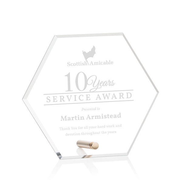 Polaris Hexagon Award - Gold... from ASI 84592 St Regis Group / St Regis