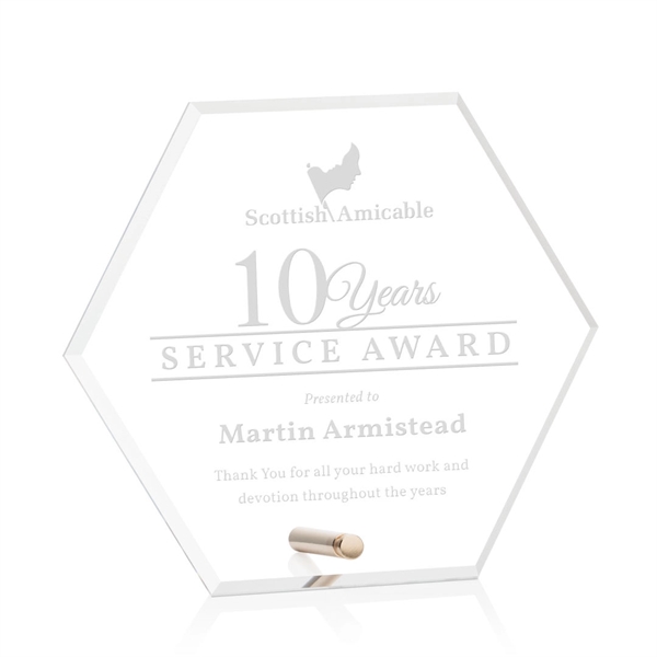 Polaris Hexagon Award - Gold... from ASI 84592 St Regis Group / St Regis