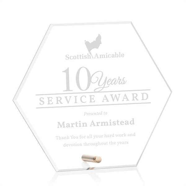 Polaris Hexagon Award - Gold... from ASI 84592 St Regis Group / St Regis