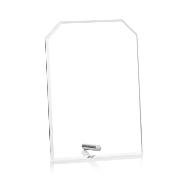 Polaris Clipped Rectangle Award - Silver... from ASI 84592 St Regis Group / St Regis