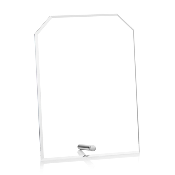 Polaris Clipped Rectangle Award - Silver... from ASI 84592 St Regis Group / St Regis