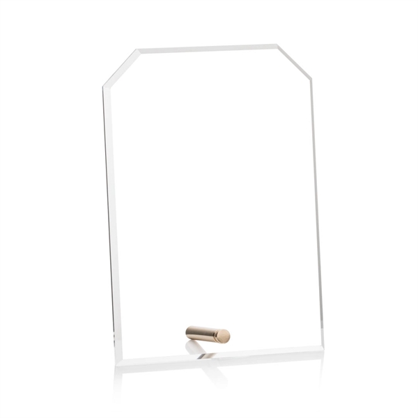 Polaris Clipped Rectangle Award - Gold... from ASI 84592 St Regis Group / St Regis