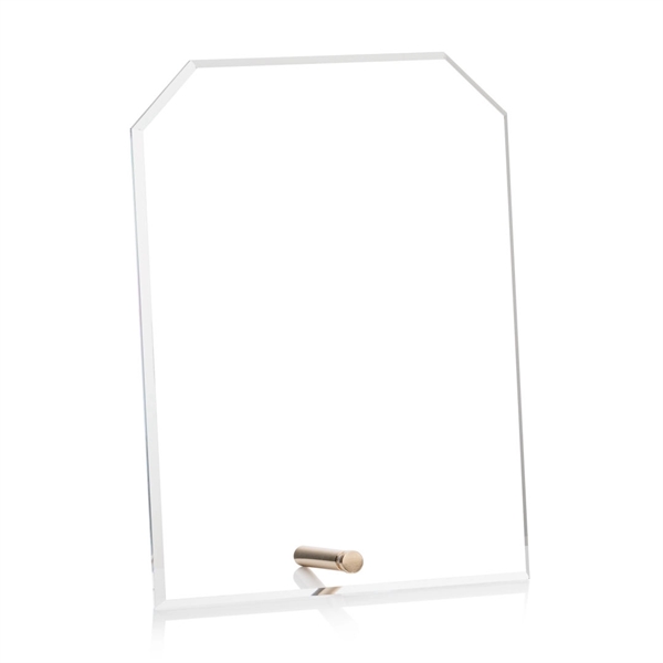 Polaris Clipped Rectangle Award - Gold... from ASI 84592 St Regis Group / St Regis