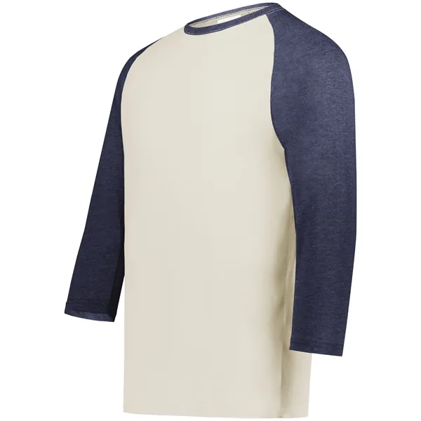 Gameday Vintage 3/4 Tee with 50% polyester/38% cotton/12% rayon... from ASI 37461 Augusta Sportswear