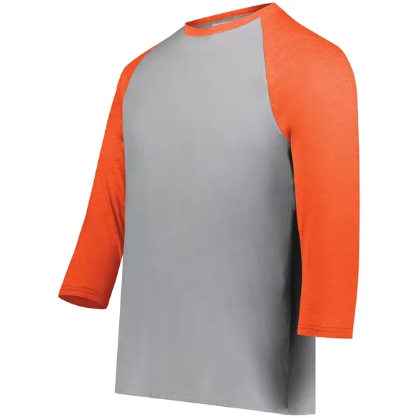 Gameday Vintage 3/4 Tee with 50% polyester/38% cotton/12% rayon... from ASI 37461 Augusta Sportswear