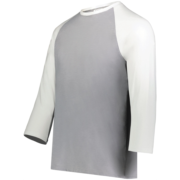 Gameday Vintage 3/4 Tee with 50% polyester/38% cotton/12% rayon... from ASI 37461 Augusta Sportswear