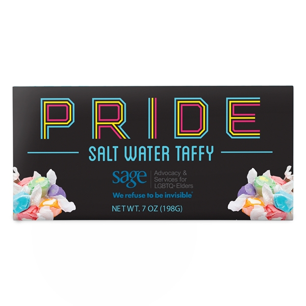 Pride Salt Water Taffy Gift Box... from ASI 44900 NC Custom (CI/Lanco) / Chocolate Inn