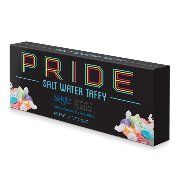 Pride Salt Water Taffy Gift Box... from ASI 44900 NC Custom (CI/Lanco) / Chocolate Inn