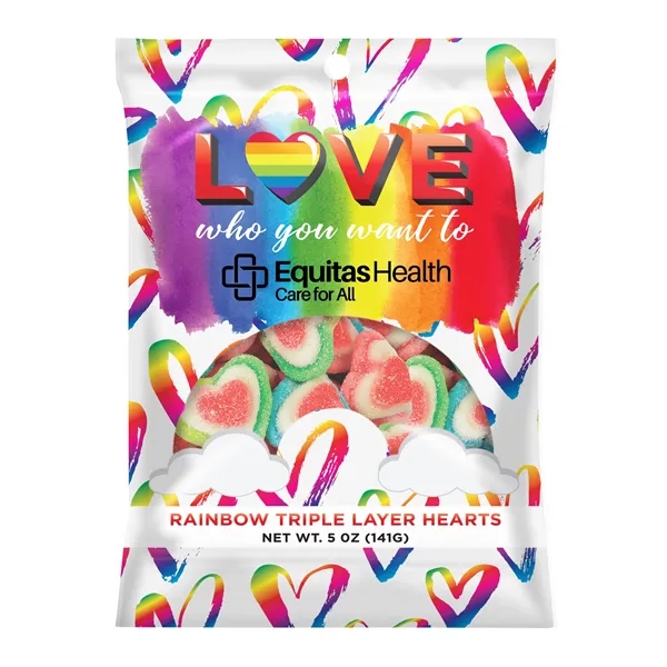 Pride Digibags with Triple Layer Hearts... from ASI 44900 NC Custom (CI/Lanco) / Chocolate Inn
