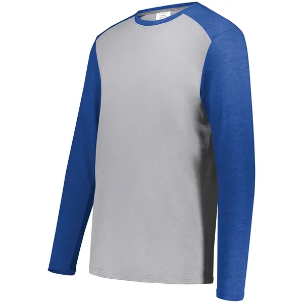 Gameday Vintage Long Sleeve Tee with 50% polyester/38% cotton/12% rayon... from ASI 37461 Augusta Sportswear