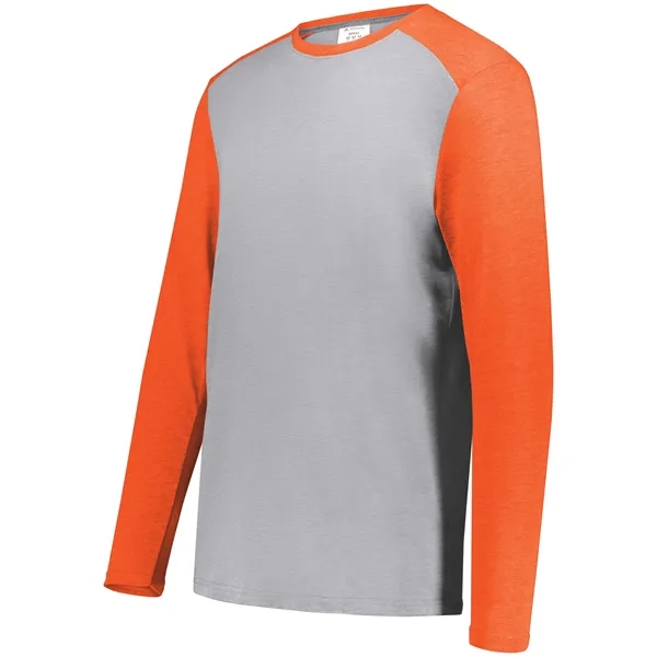 Gameday Vintage Long Sleeve Tee with 50% polyester/38% cotton/12% rayon... from ASI 37461 Augusta Sportswear