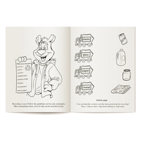 Recycling educational coloring and activity book.... from ASI 45815 Coloring Book Solutions / Coloring Book Solutions™