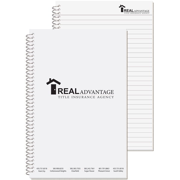 Stenographer notebook with logo on every sheet.... from ASI 50873 Drum-Line / Drum-line Inc