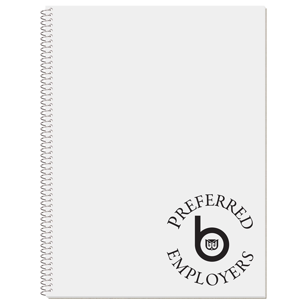 Composition coil notebook with 40 ruled sheets and logo on every... from ASI 50873 Drum-Line / Drum-line Inc