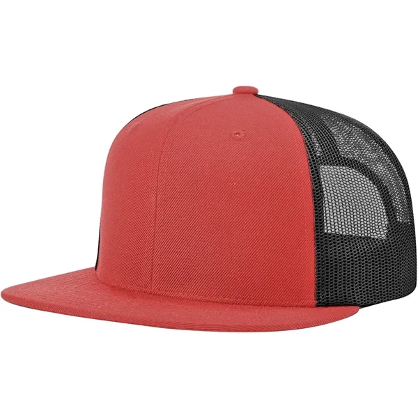 Richardson 511 Snapback Wool Blend Flatbill Trucker Hat with Patches... from ASI 72657 Active Life Promo / Active Life