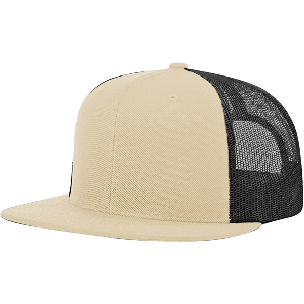 Richardson 511 Snapback Wool Blend Flatbill Trucker Hat with Patches... from ASI 72657 Active Life Promo / Active Life