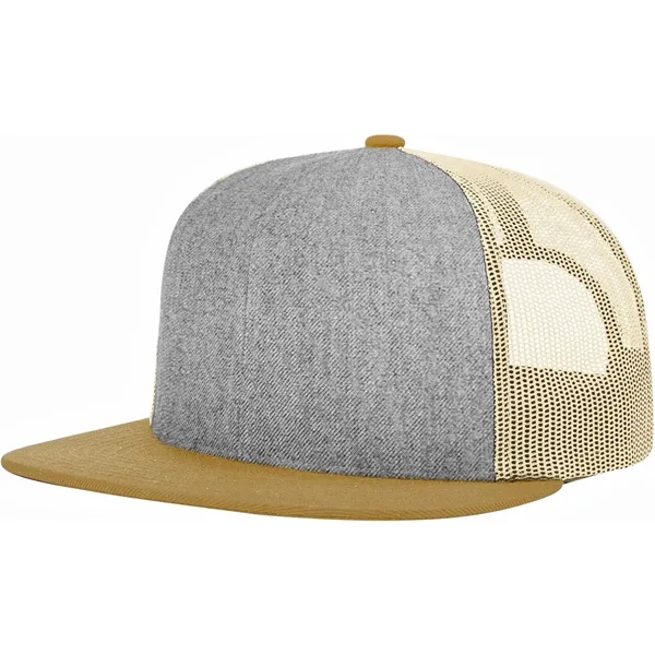 Richardson 511 Snapback Wool Blend Flatbill Trucker Hat with Patches... from ASI 72657 Active Life Promo / Active Life