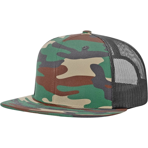 Richardson 511 Snapback Wool Blend Flatbill Trucker Hat with Patches... from ASI 72657 Active Life Promo / Active Life