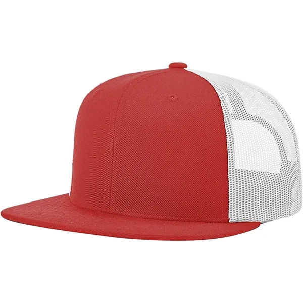 Richardson 511 Snapback Wool Blend Flatbill Trucker Hat with Patches... from ASI 72657 Active Life Promo / Active Life