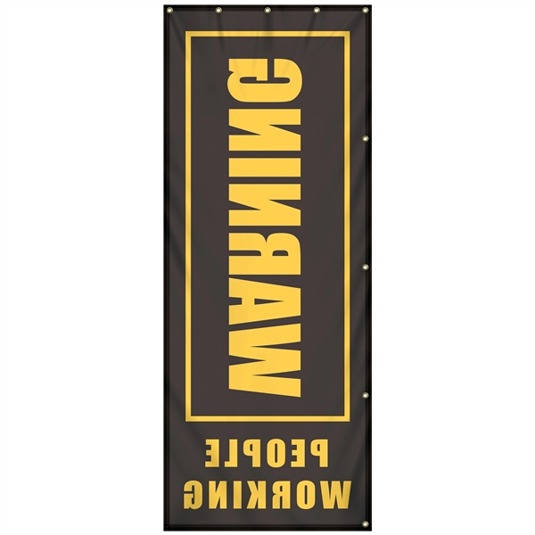 Giant flagpole single reverse 38" x 96" replacement banner... from ASI 80228 Quinn
