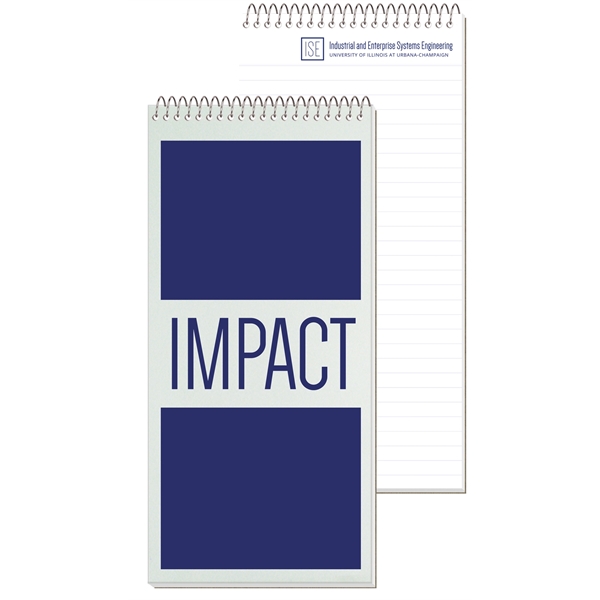 Reporter notebook with 30 pt. polypropylene cover and logo printed on... from ASI 50873 Drum-Line / Drum-line Inc