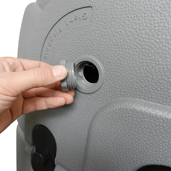 Giant flagpole kit including a single reverse 38" x 157.5" flag... from ASI 80228 Quinn