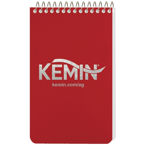 Pocket coil notebook with 30 pt. polypropylene cover and logo printed... from ASI 50873 Drum-Line / Drum-line Inc