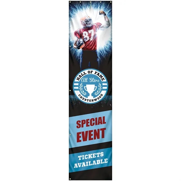 Giant flagpole double sided 38" x 157.5" replacement banner... from ASI 80228 Quinn