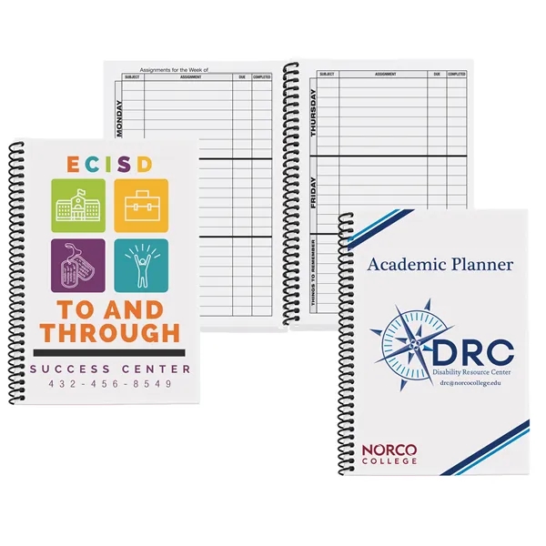 Weekly school assignment book with student contact sheet.... from ASI 50873 Drum-Line / Drum-line Inc