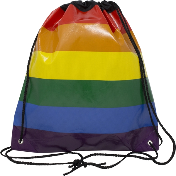 Here's a colorful, fun drawstring backpack that's large enough to hold... from ASI 61966 HPG / Beacon Promotions
