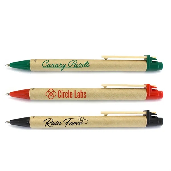 Ballpoint pen made from recycled paper, recycled plastic and recycled wood.... from ASI 98760 Yafa Line, Inc. / Yafa® Yafaline